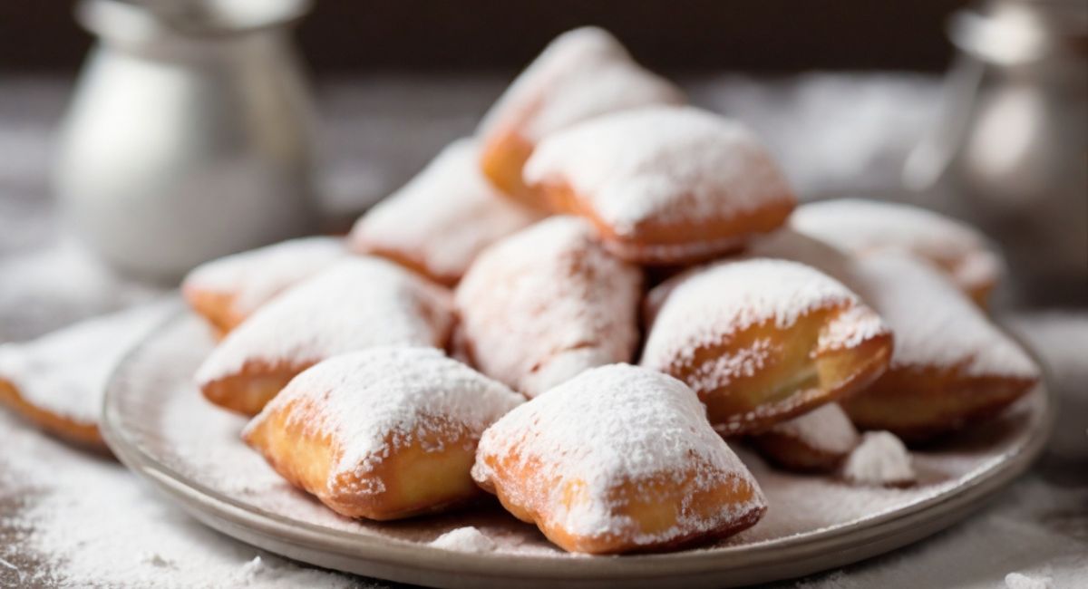 Classic Beignets with Powdered Sugar