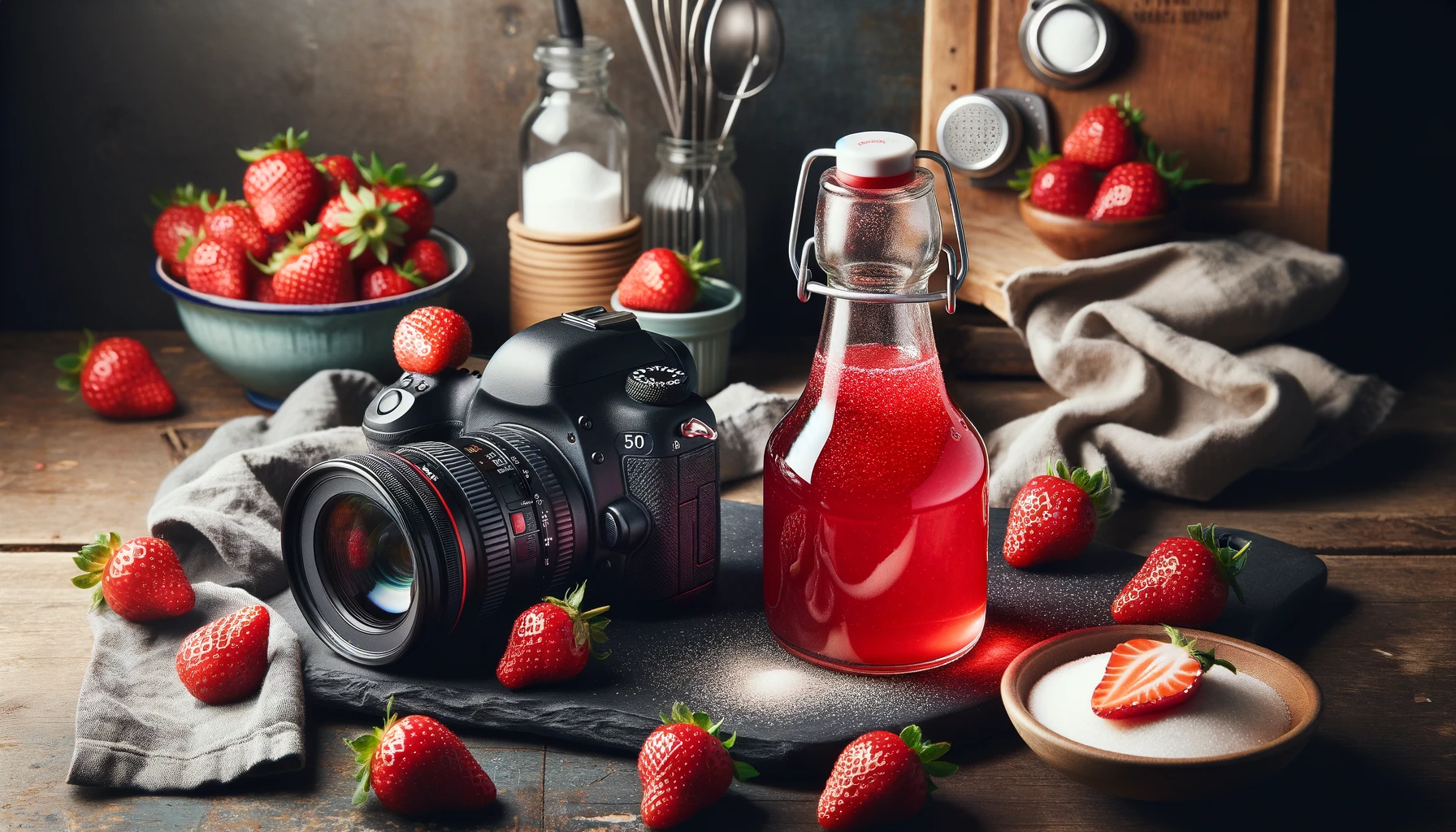strawberry syrup recipe for drinks